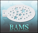 Picture of Bad Ass Mini Stencil 1039 - Stars