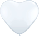 Picture of 6 Inch Heart - White (100/bag)