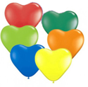 Picture of 6 Inch Heart - Carnival Assortment (100/bag)