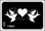 Picture of Heart Doves  BG-04 - (5pc pack)