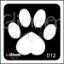 Picture of Heart Paw BG-12 - (5pc pack)