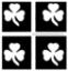 Picture of Mini Shamrock Stencil (4 in 1)