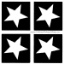 Picture of Mini Solid Star Stencil (4 in 1)