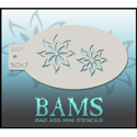 Picture of Bad Ass Mini Stencil - Flower Heads - 3017