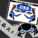 Picture of Cap USA Stencil Eyes  09SE - (8 YRS and UP)