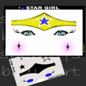 Picture of Star Girl Stencil Eyes - SE