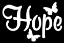 Picture of Hope - Sparkle Stencil (1pc)