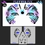 Picture of Flutter Fly Stencil Eyes - 19SE - (8 YRS and UP)
