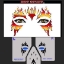 Picture of Hot Stuff Stencil Eyes - 32SE - (8 YRS and UP)