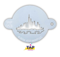 Picture of TAP 053 Face Painting Stencil - City Scape