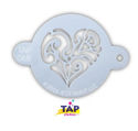 Picture of TAP 068 Face Painting Stencil - Ornate Heart