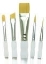 Picture of R&L Soft Grip Golden Taklon - Variety Beginner's Brush Set (SG302) - 5pc