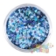 Picture of Art Factory Chunky Glitter Loose - Blue Hearts - 50ml