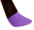 Picture of Silicone Glitter Wand - Large Purple Wedge