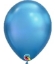 Picture of 11" Chrome BLUE round balloons - 100 count