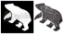 Picture of Bear - Sparkle Stencil (1pc)