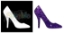 Picture of High Heel Shoe - Sparkle Stencil (1pc)