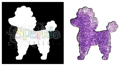 Picture of Poodle - Sparkle Stencil (1pc)