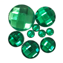 Picture of Round Gems - Green - 5 to 20mm (9 pc) (SG-RG)