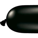 Picture of 350Q Latex Balloons, Onyx Black (100/bag)