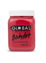 Picture of Global  - Liquid Face and Body Paint  - Deep Red - 200ml