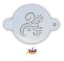 Picture of TAP 099 Face Painting Stencil - Swirly Detail