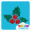 Picture of Holly Glitter Tattoo Stencil - HP-27 (5pc pack)