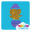 Picture of Chick Hatching Glitter Tattoo Stencil - HP-93 (5pc pack)