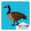 Picture of Canada Goose Glitter Tattoo Stencil - HP-129 (5pc pack)