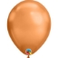 Picture of 7" Qualatex Chrome Copper round balloons - (100/bg)