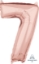 Picture of 26'' Mid-Size Shape Number 7 - Rose Gold (1pc)