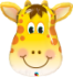Picture of 32" Jolly Giraffe Foil Balloon (1pc)