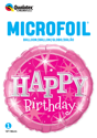 Picture of 18"  Birthday Pink Sparkle Foil Balloon (1pc)