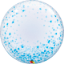 Picture of 24" Deco Bubble - Blue Confetti Dots (1pc)