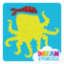 Picture of Pirate Octopus Glitter Tattoo Stencil - HP-136 (5pc pack)
