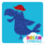 Picture of Pirate Parrot Glitter Tattoo Stencil - HP-137 (5pc pack)