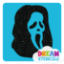 Picture of Deadly Ghost  Glitter Tattoo Stencil - HP-167 (5pc pack)
