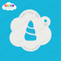 Picture of Baby Unicorn Horn - Dream Stencil - 42