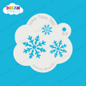 Picture of Snowflake Cluster - Dream Stencil - 62
