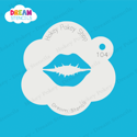 Picture of Kissing Lips - Dream Stencil - 104