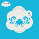 Picture of Three-Leaf Clover (Shamrock) with Swirls - Dream Stencil - 103