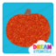 Picture of Pumpkin  Glitter Tattoo Stencil - HP-238 (5pc pack)