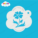 Picture of Heart Flower - Dream Mylar Stencil - 305