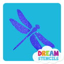 Picture of Dragonfly Glitter Tattoo Stencil - HP-290 (5pc pack)