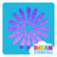 Picture of Astra Flower Glitter Tattoo Stencil - HP-316 (5pc pack)