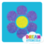 Picture of 6 Petals Flower Glitter Tattoo Stencil - HP-318 (5pc pack)