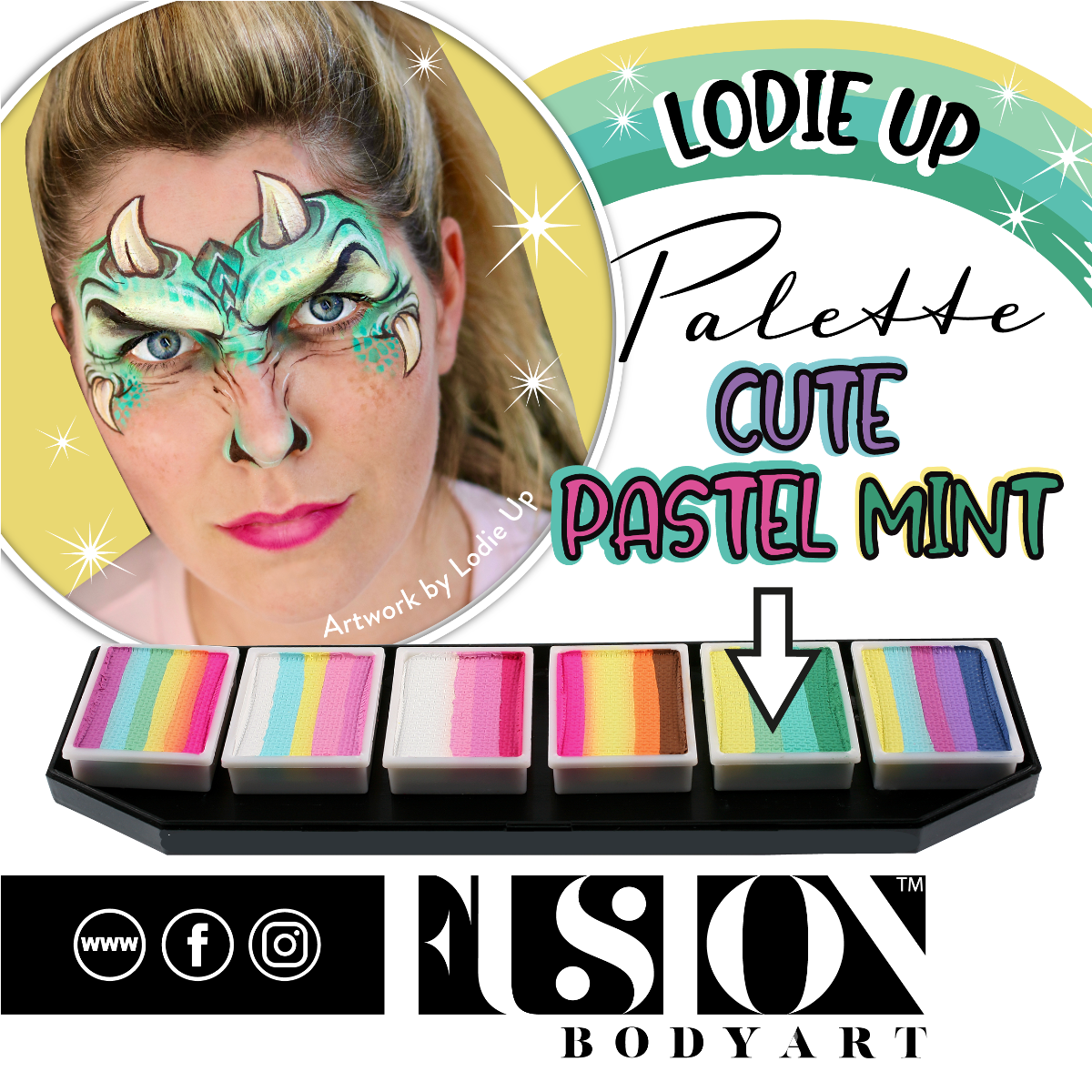 Picture of Fusion Lodie Up Cute Pastel Rainbow Palette