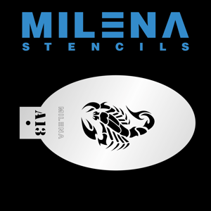 Picture of Milena Stencils - Scorpion - Stencil A13