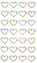 Picture of Peel-n-Stick Gem Icons - Dainty Hearts (SS273B)