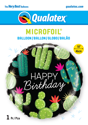 Picture of 18'' Birthday Cactuses Foil Balloon (1pc)